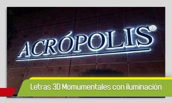 LETRAS 3D MONUMENTALES