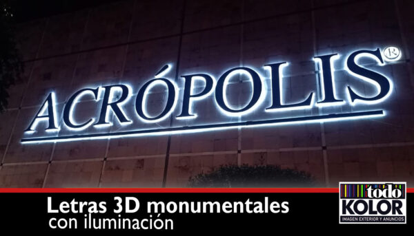 LETRAS 3D MONUMENTALES