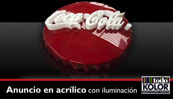 ANUNCIO EN ACRÌLICO CON ILUMINACIÒN