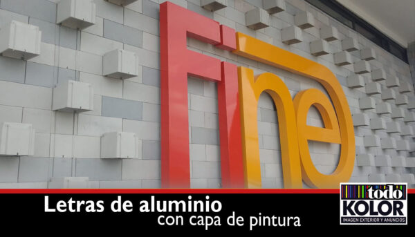 LETRAS 3D CON CAPA DE PINTURA