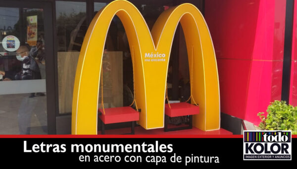 LETRAS MONUMENTALES EN ACERO