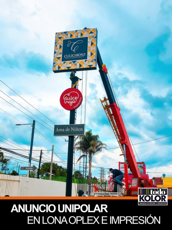 ANUNCIO UNIPOLAR PARA RESTAURANTES