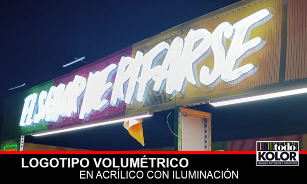 LOGOTIPO 3D EN ACRÍLICO CON ILUMINACIÓN