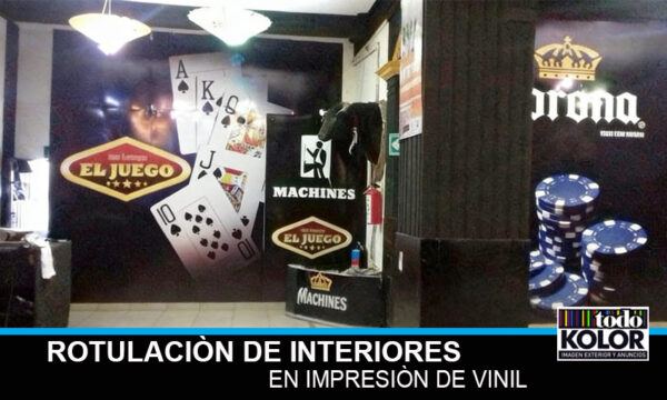 ROTULACIÓN DE INTERIORES