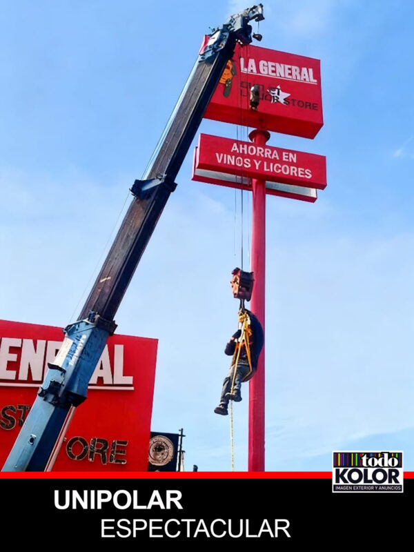 UNIPOLAR ESPECTACULAR PARA VINATERIA