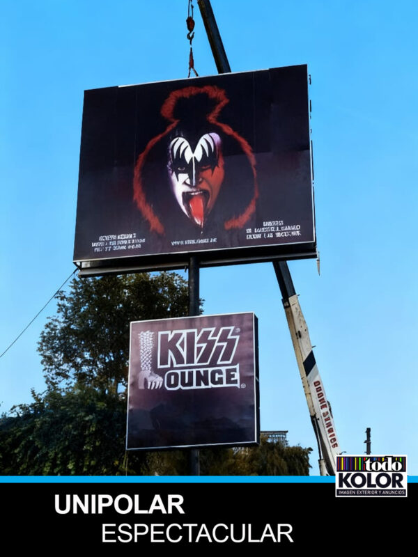 UNIPOLAR ESPECTACULAR EN LONA BACKLIGTH