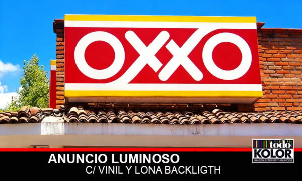 ANUNCIO LUMINOSO C/ LONA BACKLIGTH
