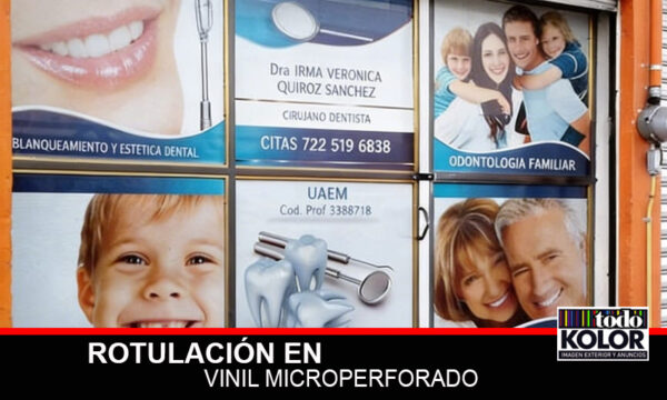 ROTULACIÓN DE VINIL MICROPERFORADO
