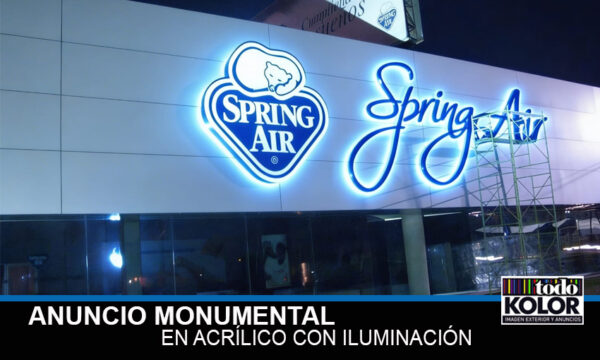 LETRAS EN ACRÍLICO TIPO MONUMENTALES