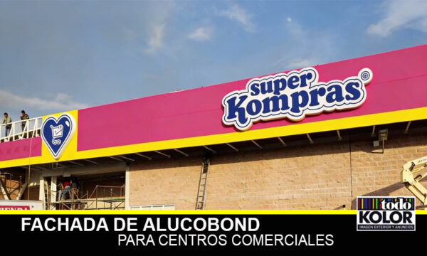 FACHADA DE ALUCOBOND PARA CENTROS COMERCIALES