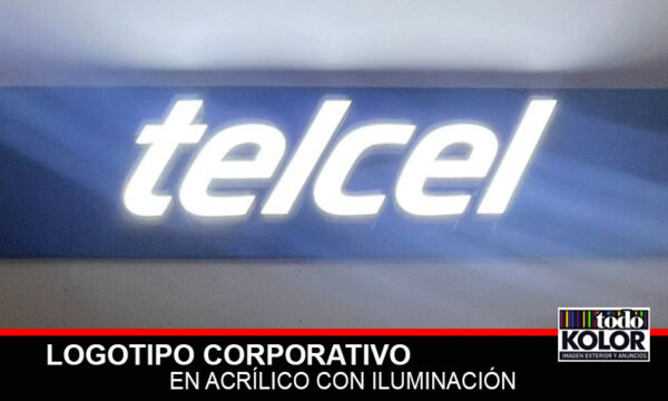 LOGOTIPO CORPORATIVO  3D EN ACRÍLICO CON ILUMINACIÓN