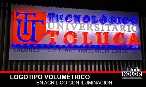 LETRAS 3D EN ACRÍLICO E ILUMINACIÓN