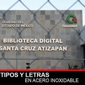 Letras 3D en acero inoxidable con iluminación posterior tipo halo en Atizapan CDMX TodoKolor