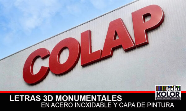 LETRAS 3D EN ACERO ESPECTACULARES