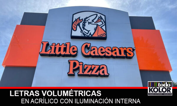LOGOTIPO Y LETRAS EN ACRÍLICO CON ILUMINACIÓN FRONTAL